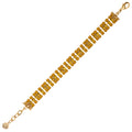 BRACCIALE PLACCATO ORO CON CRISTALLI