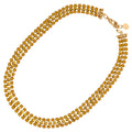 COLLANA PLACCATA ORO CON CRISTALLI