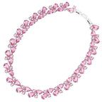 COLLANA RODIATA CON CUBIC ZIRCONIA