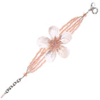 BRACCIALE CON MADREPERLA E CRISTALLI