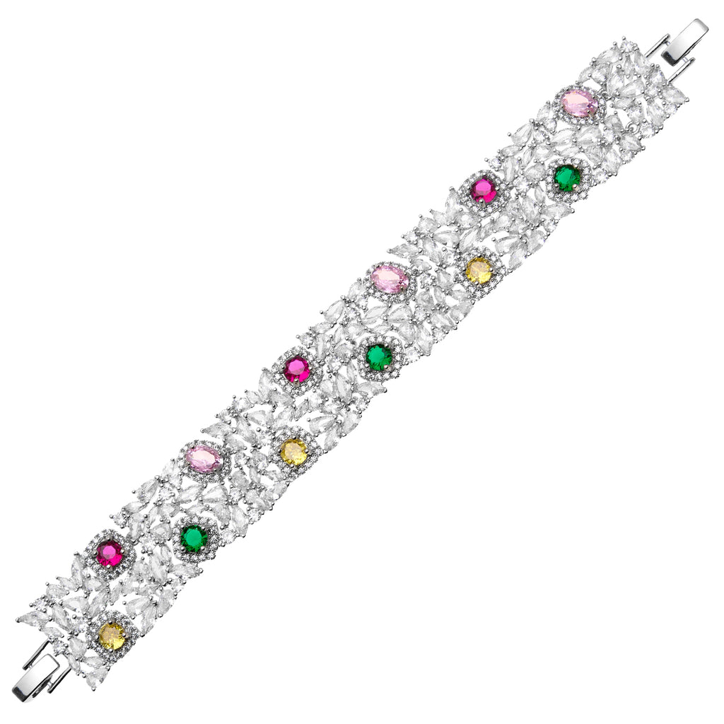 BRACCIALE RODIATO CON CUBIC ZIRCONIA