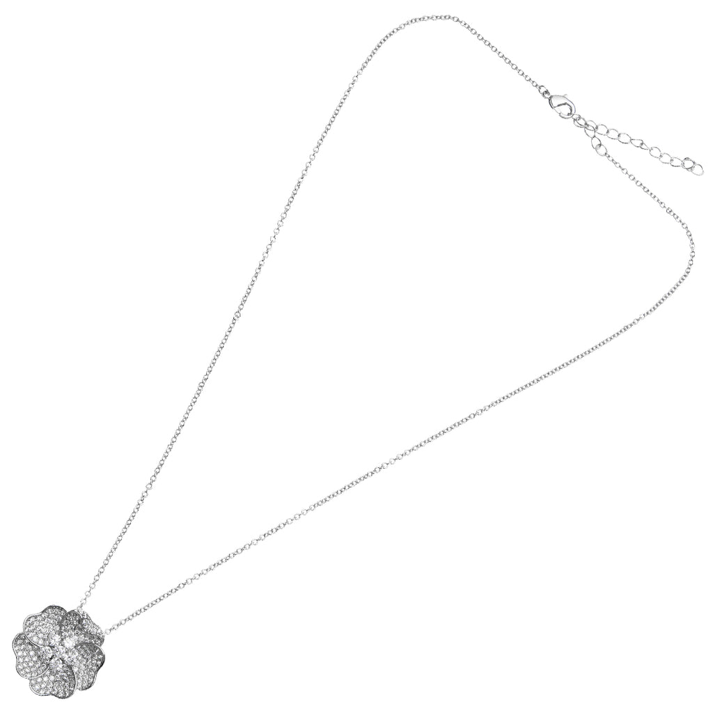 COLLANA RODIATA CON CUBIC ZIRCONIA