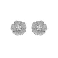 ORECCHINI RODIATI CON CUBIC ZIRCONIA