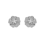 ORECCHINI RODIATI CON CUBIC ZIRCONIA