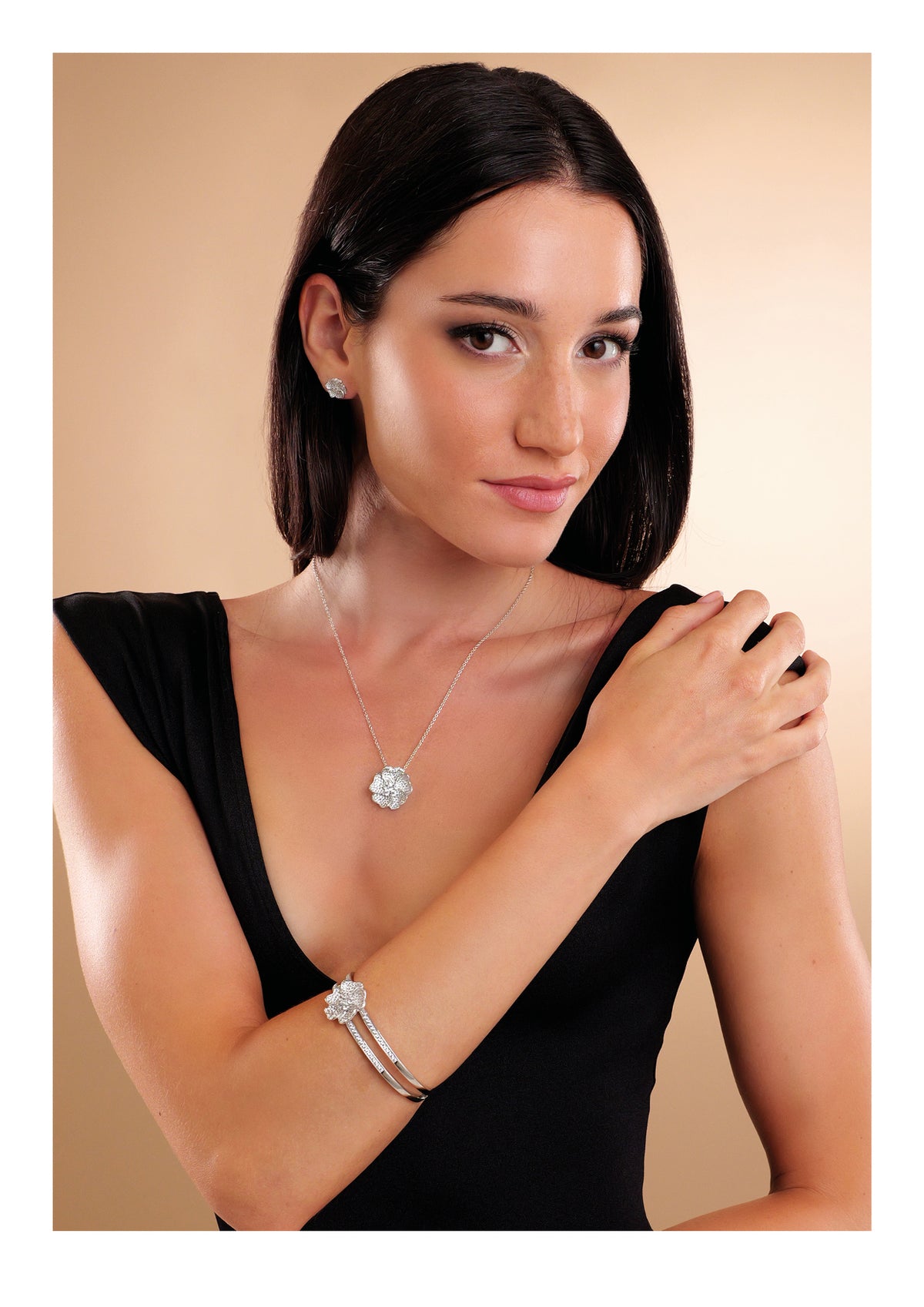 BANGLE RODIATO CON CUBIC ZIRCONIA