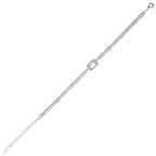 BRACCIALE RODIATO CON CUBIC ZIRCONIA