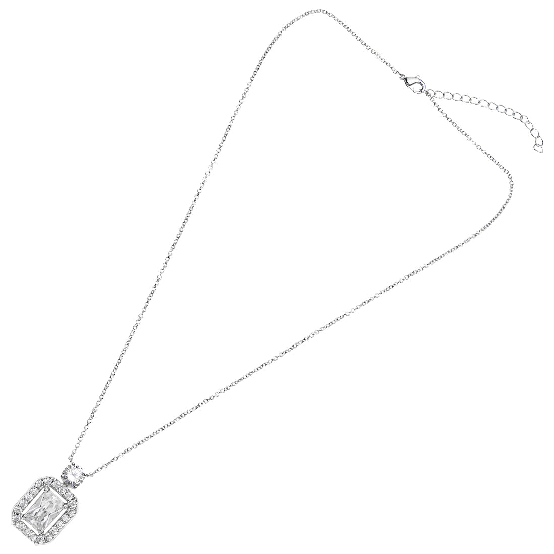 COLLANA RODIATA CON CUBIC ZIRCONIA