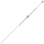 BRACCIALE RODIATO CON CUBIC ZIRCONIA