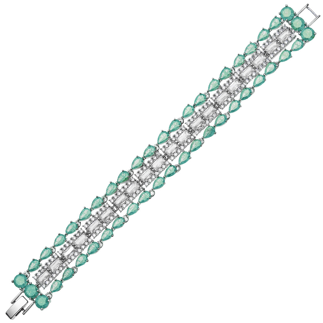 BRACCIALE RODIATO CON CUBIC ZIRCONIA