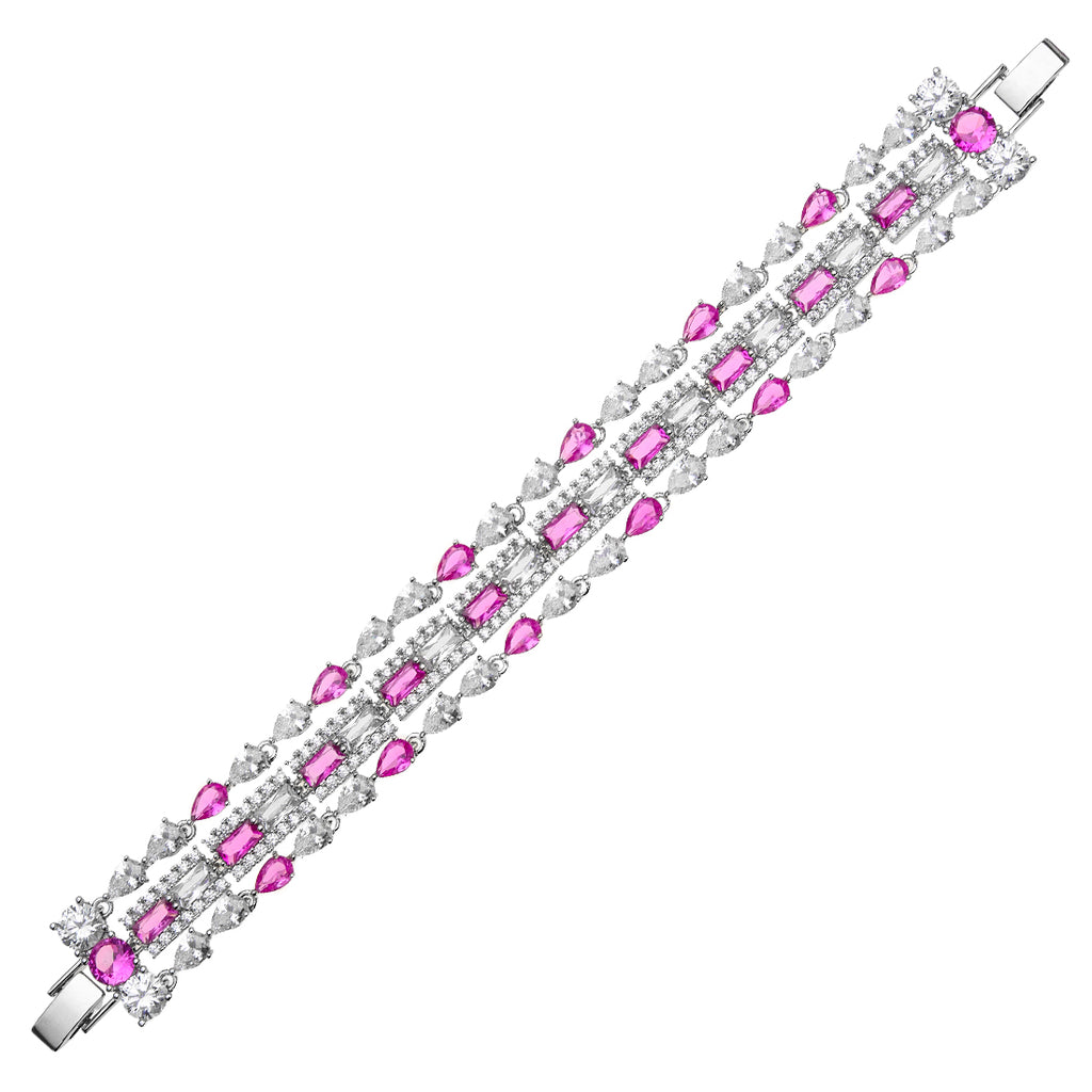 BRACCIALE RODIATO CON CUBIC ZIRCONIA
