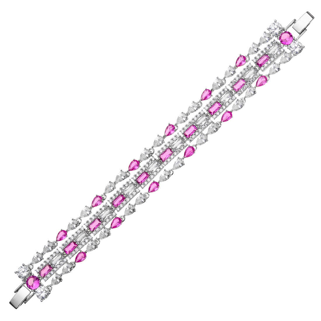 BRACCIALE RODIATO CON CUBIC ZIRCONIA