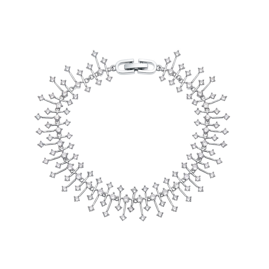 BRACCIALE RODIATO CON CUBIC ZIRCONIA