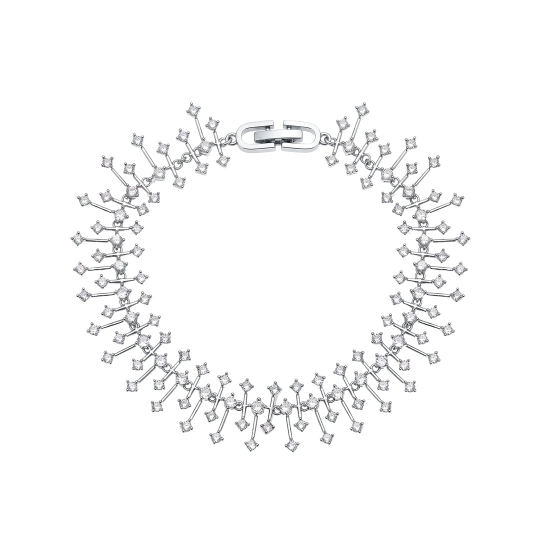 BRACCIALE RODIATO CON CUBIC ZIRCONIA