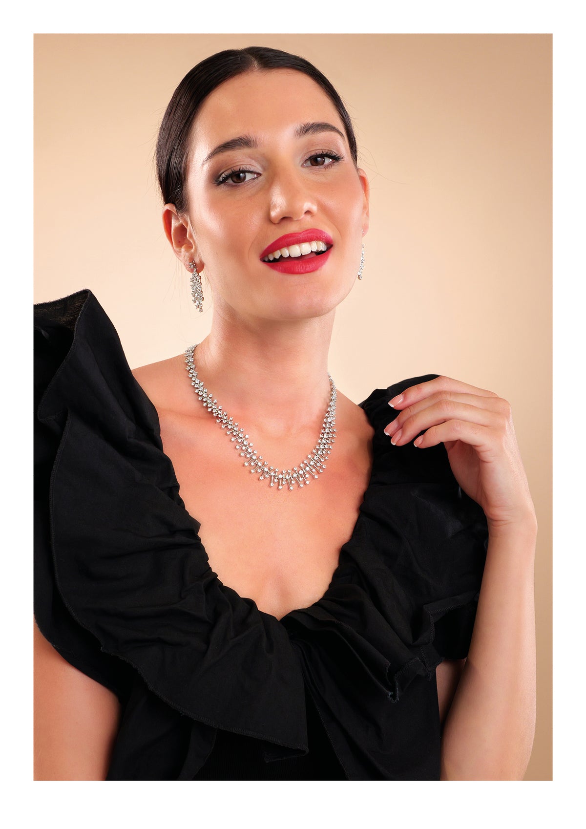 BRACCIALE RODIATO CON CUBIC ZIRCONIA