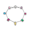 BRACCIALE RODIATO CON CUBIC ZIRCONIA
