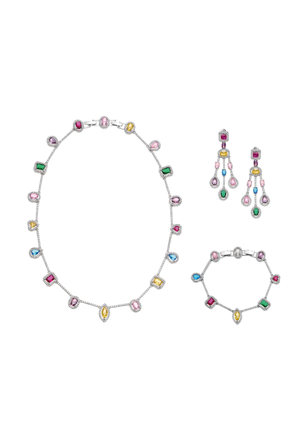 BRACCIALE RODIATO CON CUBIC ZIRCONIA