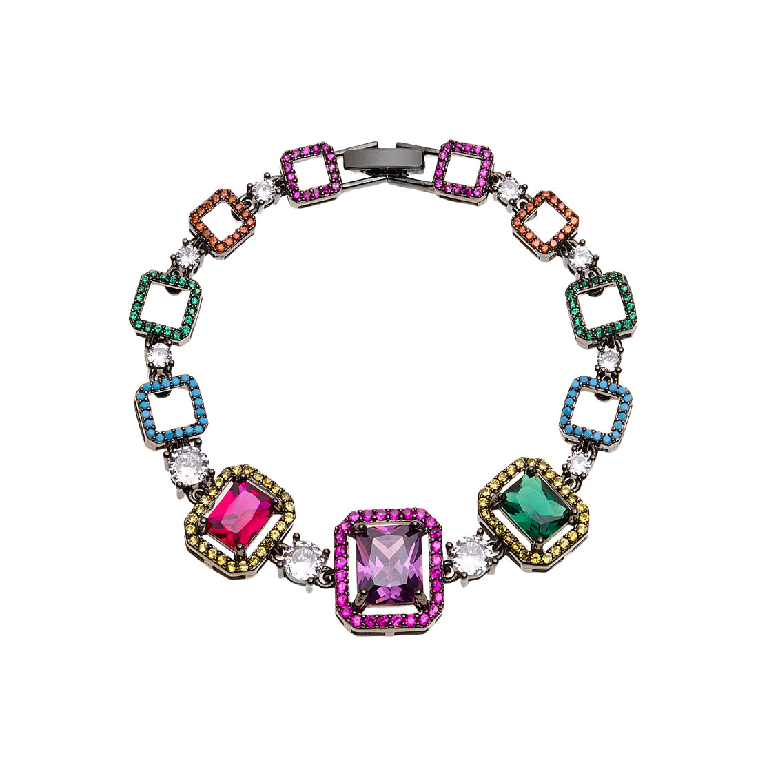 BRACCIALE BRUNITO CON CUBIC ZIRCONIA