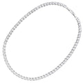 COLLANA RODIATA CON CUBIC ZIRCONIA