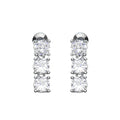ORECCHINI RODIATI CON CUBIC ZIRCONIA