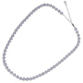 COLLANA RODIATA CON CUBIC ZIRCONIA LILLA
