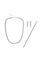 BRACCIALE RODIATO CON CUBIC ZIRCONIA LILLA