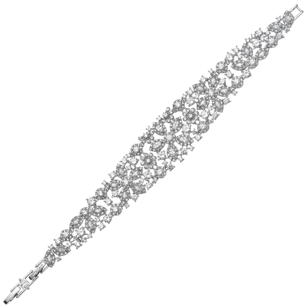 BRACCIALE RODIATO CON CUBIC ZIRCONIA