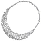 COLLANA RODIATA CON CUBIC ZIRCONIA