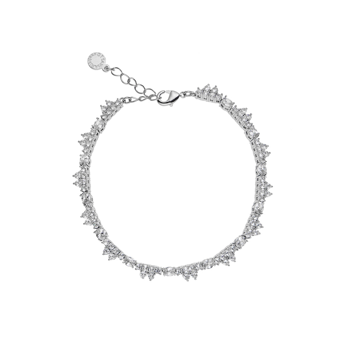BRACCIALE RODIATO CON CUBIC ZIRCONIA