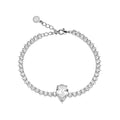 BRACCIALE RODIATO CON CUBIC ZIRCONIA