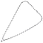 COLLANA RODIATA CON CUBIC ZIRCONIA