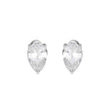 ORECCHINI RODIATI CON CUBIC ZIRCONIA