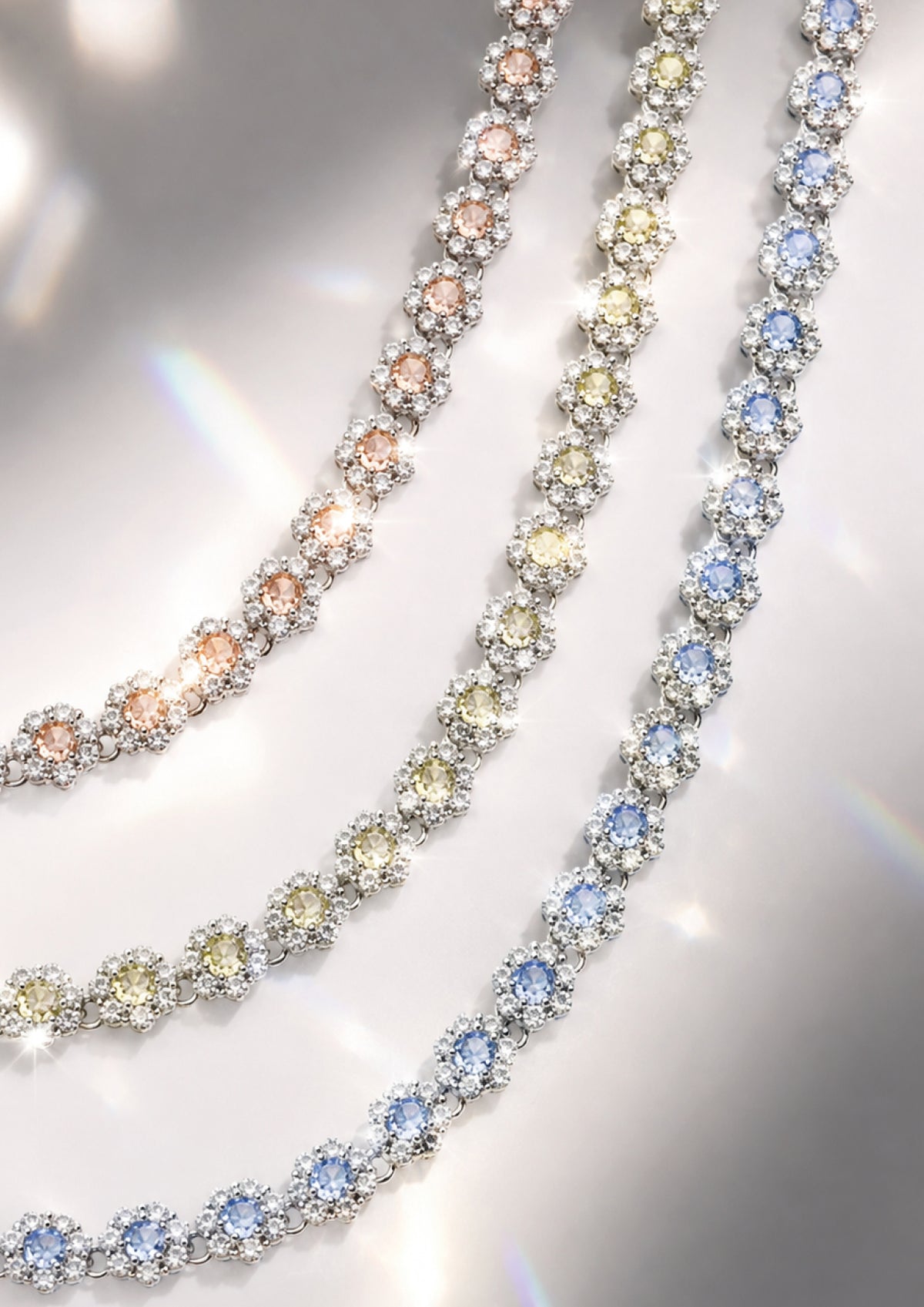 ORECCHINI RODIATI CON CUBIC ZIRCONIA SALVIA
