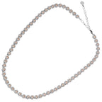 COLLANA RODIATA CON CUBIC ZIRCONIA CHAMPAGNE