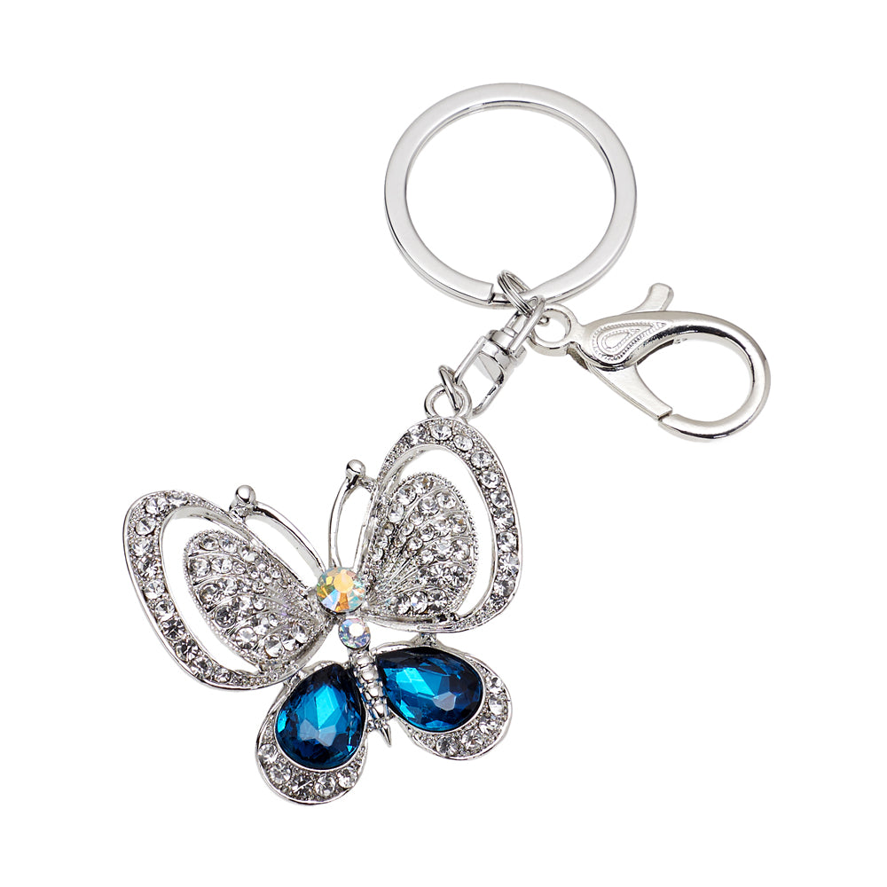 PORTACHIAVI DORATO CON CRISTALLI E STRASS