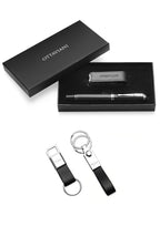 SET PENNA ROLLER C/PORTACHIAVI C/CHIAVETTA USB