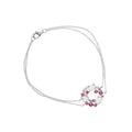 BRACCIALE"ALBERO DEI SOGNI"ARG.ROD.CON ZIRCONI