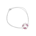 BRACCIALE"ALBERO DEI SOGNI"ARG.ROD.CON ZIRCONI