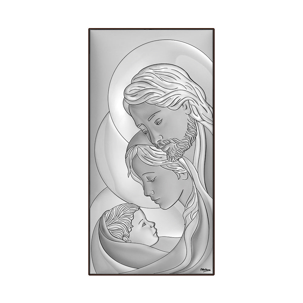 ICONA VERTICALE SACRA FAMIGLIA 18X36