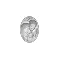 ICONA OVALE SACRA FAMIGLIA 10X13