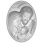 ICONA OVALE SACRA FAMIGLIA 36,3X50,3