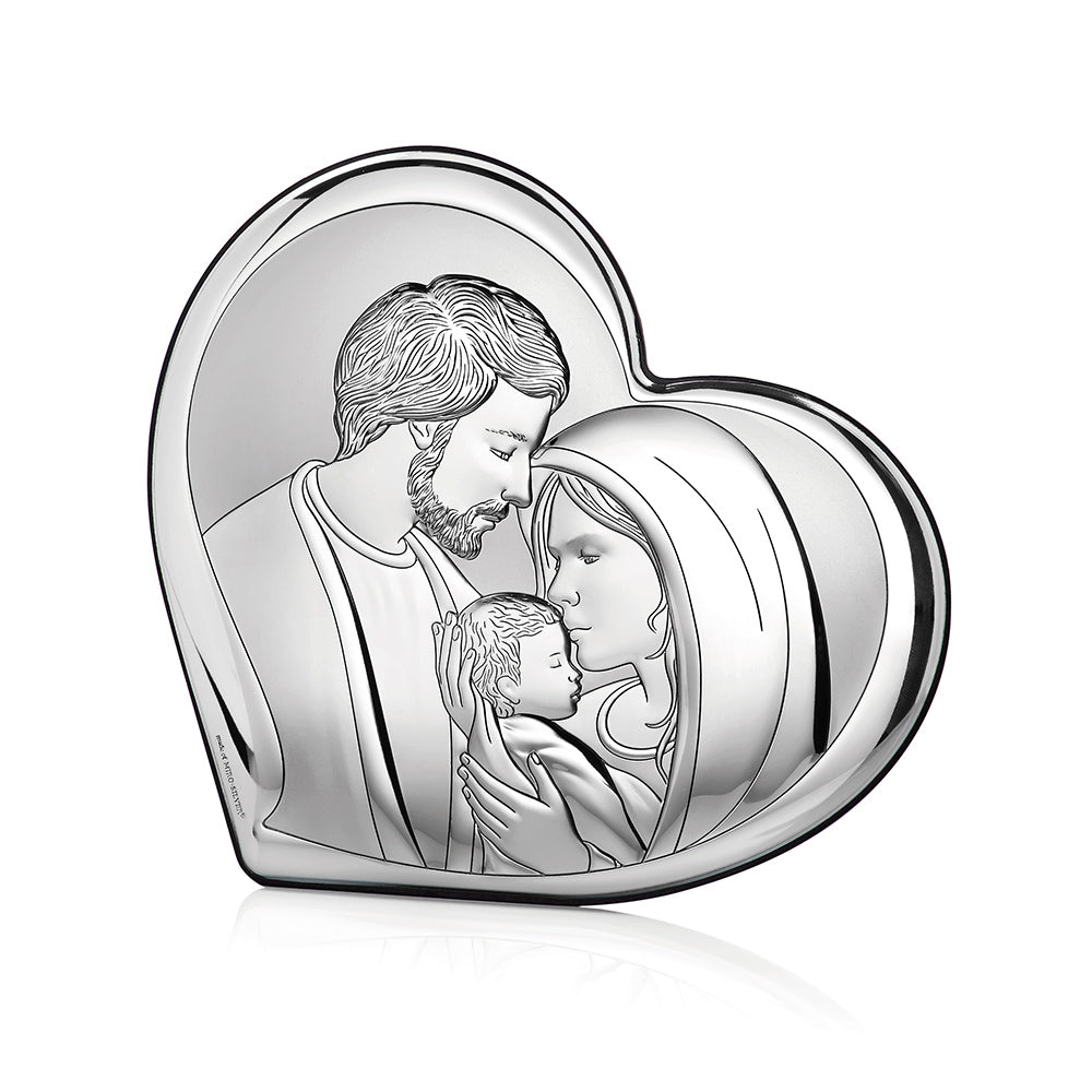 ICONA CUORE SACRA FAMIGLIA 36X33
