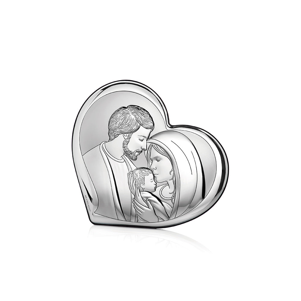 ICONA CUORE SACRA FAMIGLIA 36X33