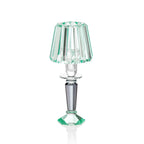 CANDELIERE "LUMIERE ACQUAMARINA" IN CRISTALLO