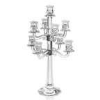 CANDELIERE IN CRISTALLO A 9 FIAMME H 57,5 CM