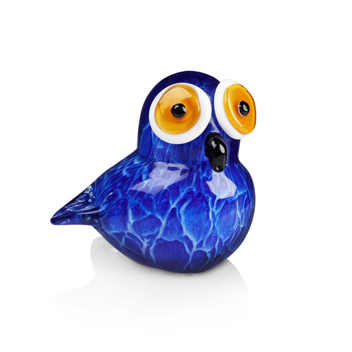 SCULTURA "GUFETTO BLU" IN CRISTALLO