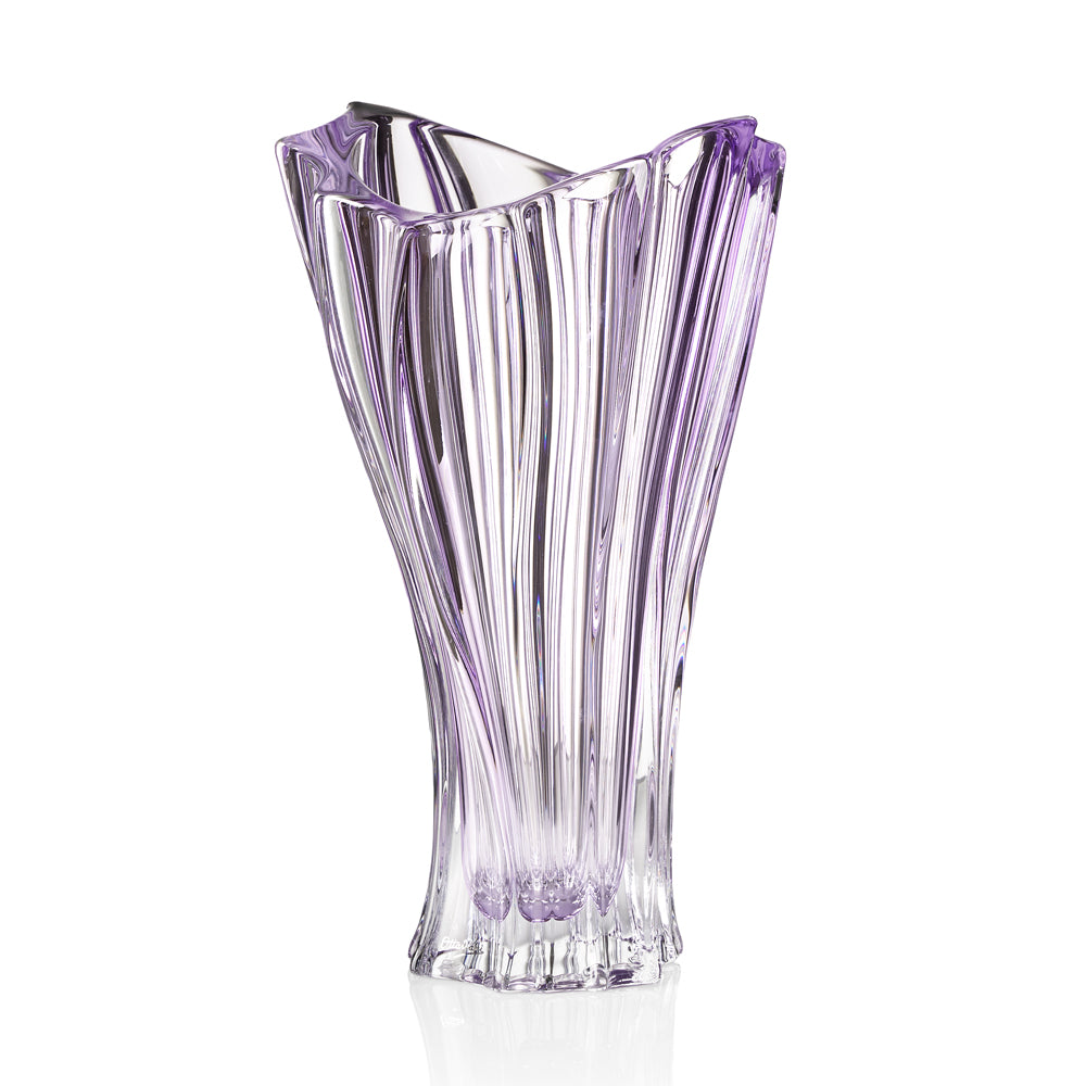 VASO IN CRISTALLO "MAREA GLICINE"