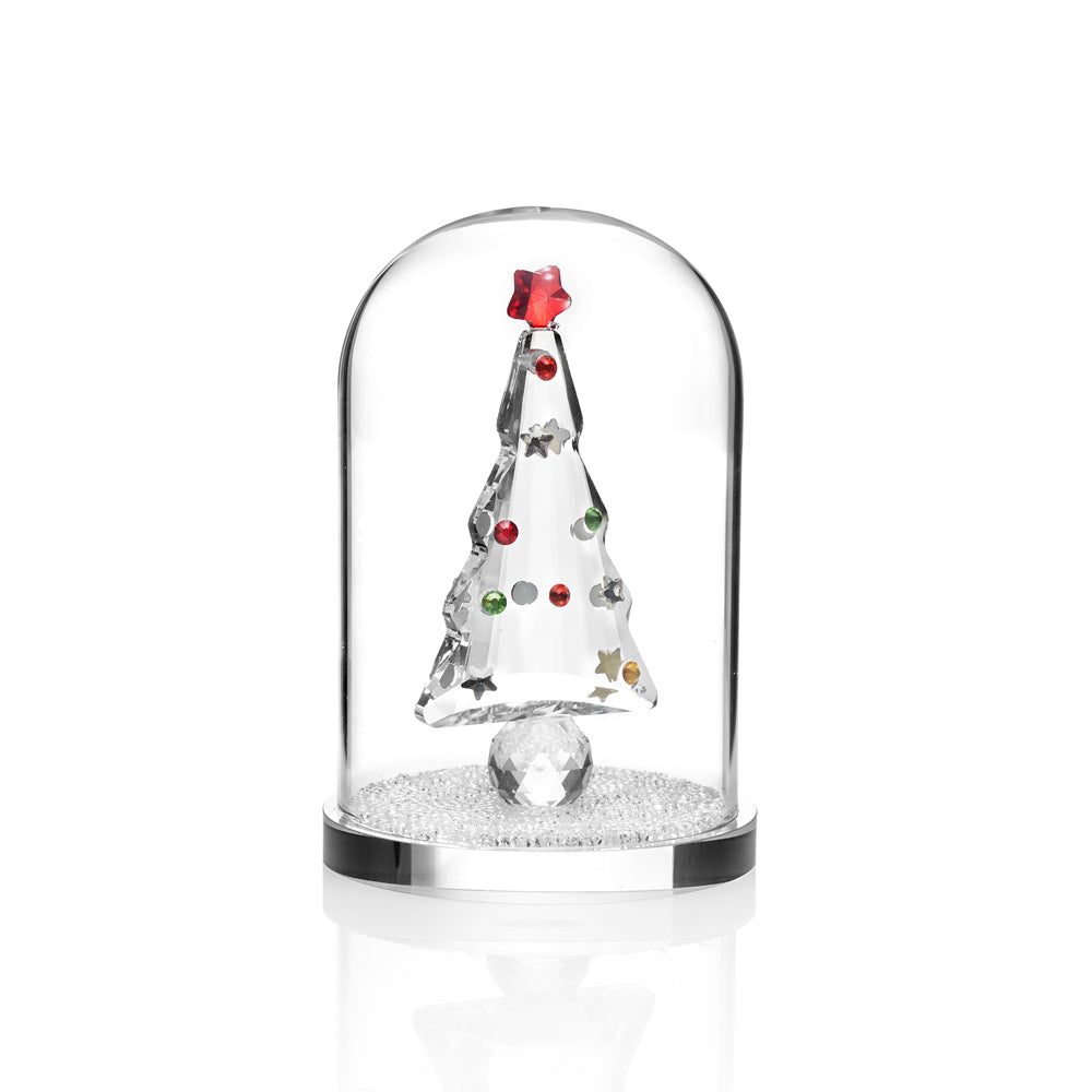 ALBERO DI NATALE IN CRISTALLO CON STRASS