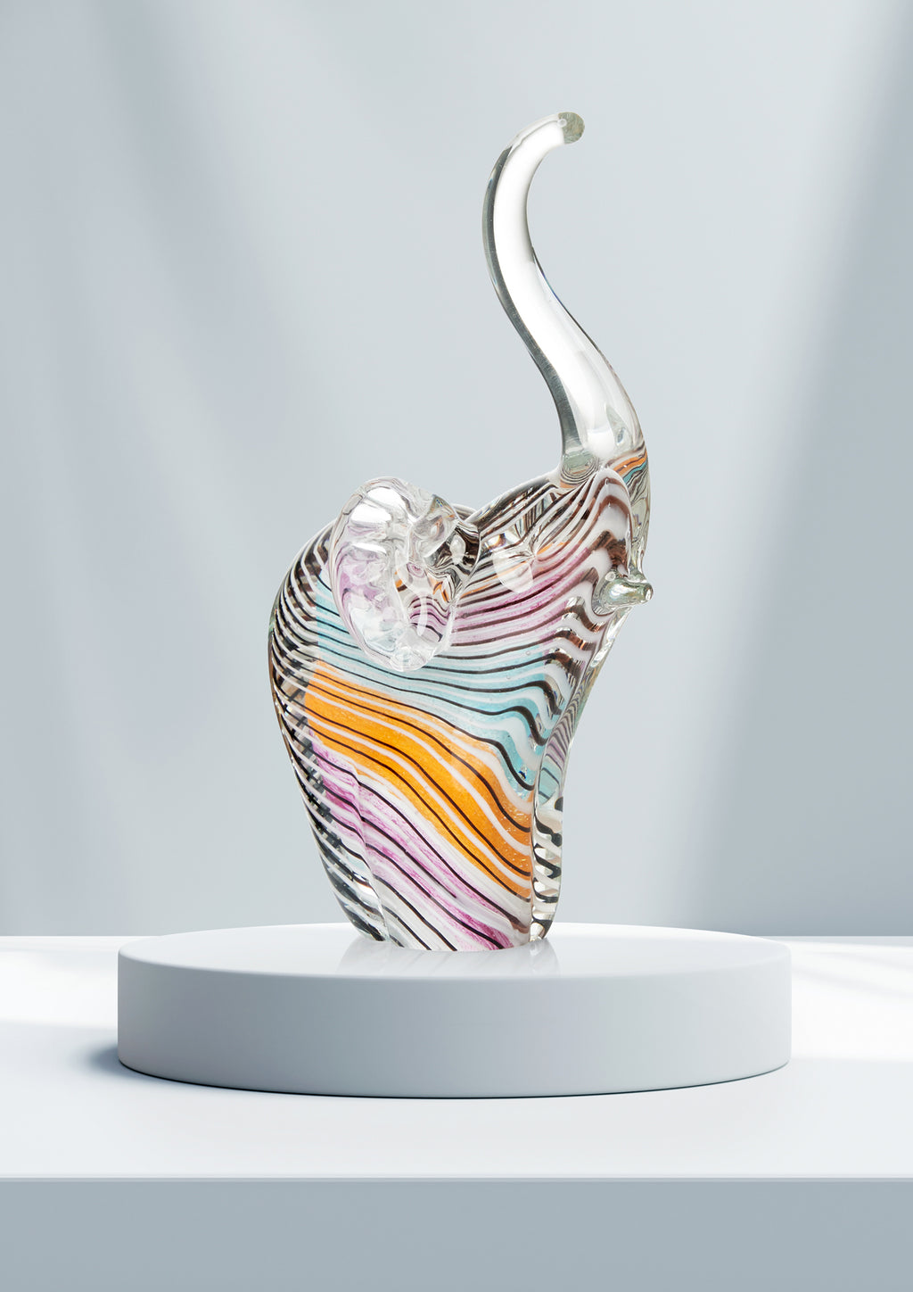 SCULTURA "GATTINO" ARCOBALENO