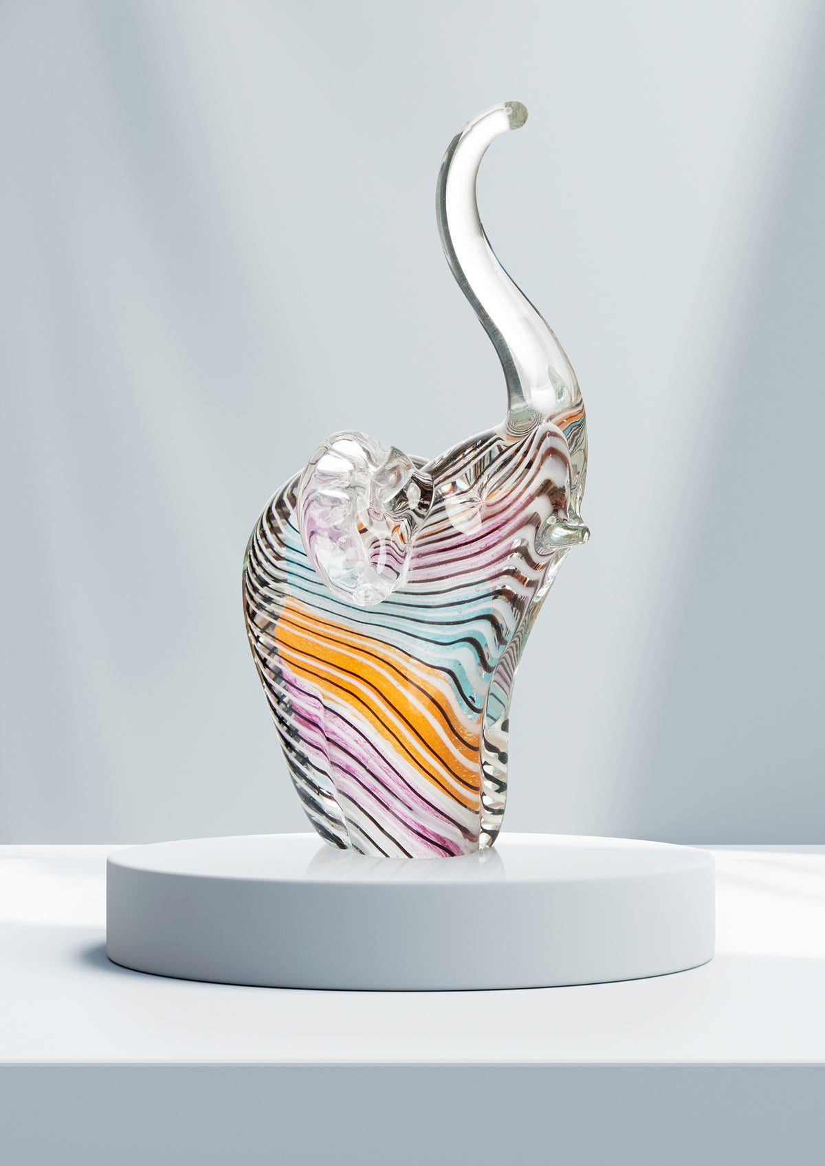 SCULTURA "GATTINO" ARCOBALENO
