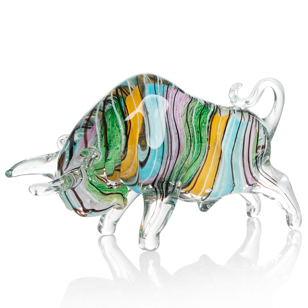 SCULTURA "TORO" ARCOBALENO
